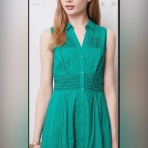 Maeve Green Sleeveless Dress